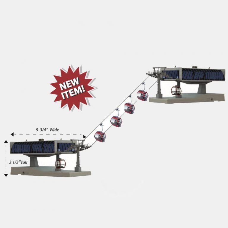 JC82496 Grey HO Ski Lift JÄGERNDORFER USA